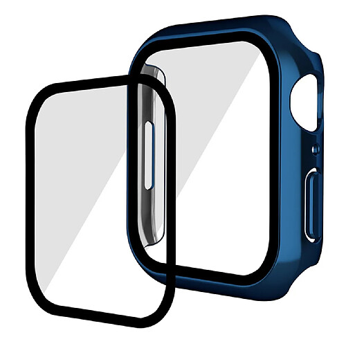 Coque en TPU ENKAY 9H électroplaqué, saphire pour votre Apple Watch Series 7 45mm