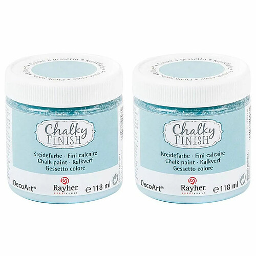 Rayher Peinture craie Chalky Finish 236 ml - bleu gris