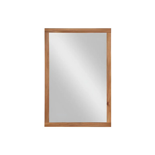 Vente-Unique Miroir rectangle avec contour en bois d'acacia - 90 x 60 cm - SEPANG