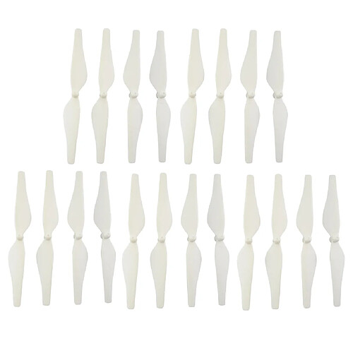 20 pièces hélice prop pour dji tello rc drone quadcopter pièces de rechange blanc