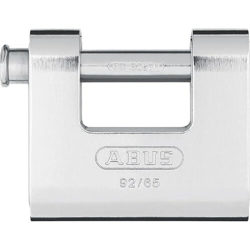 ABUS 306099 92/65 Cadenas monobloc en laiton avec revêtement en acier