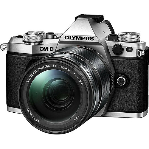 Olympus OM System OM-5 Appareil photo sans miroir avec objectif 14-150 mm F/4-5.6 II (argent)