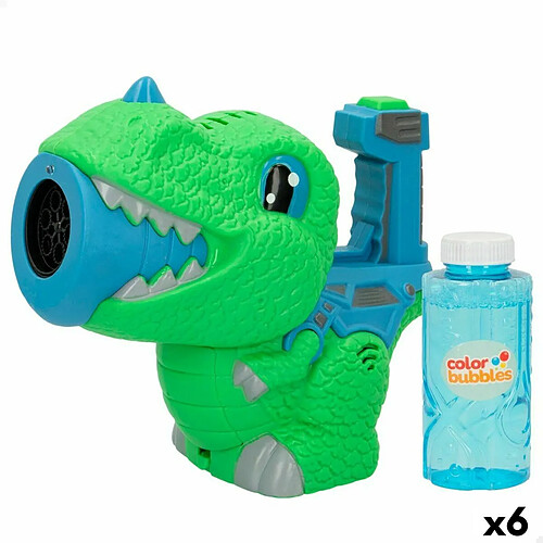 Color Baby Jeu de Bulles de Savon Colorbaby Vert Dinosaure 150 ml 20 x 17 x 9 cm (6 Unités)