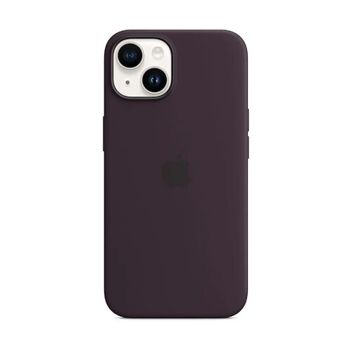 Coque en silicone avec MagSafe pour Apple iPhone 14 Baie de sureau