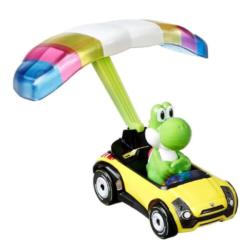 HOT WHEELS Mario Kart Aile Yoshi Petite Voiture