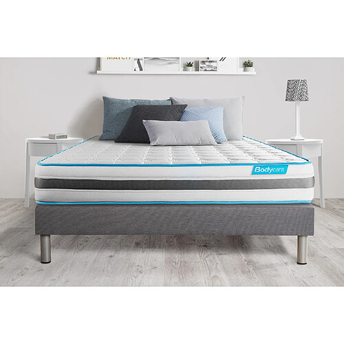 Bodycare Matelas BodyFlex ressorts ensachés et mémoire de forme 140x190