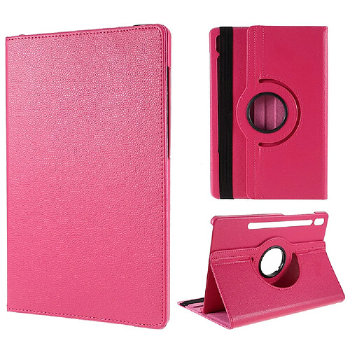 Etui en PU avec support rose pour votre Samsung Galaxy Tab S8