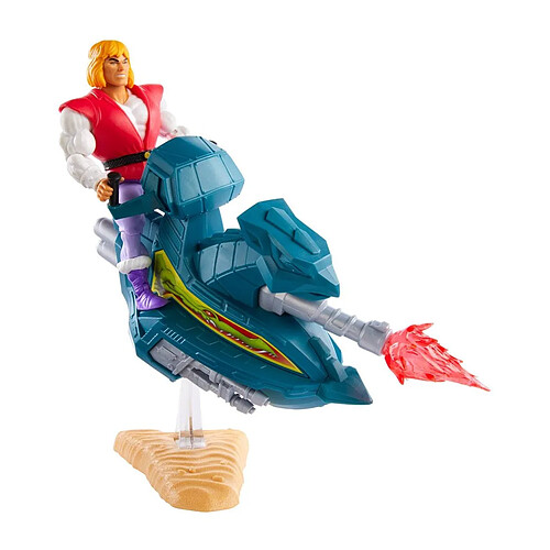 Mattel Les Maîtres de l'Univers - Figurine Prince Adam avec Sky Sled 14 cm