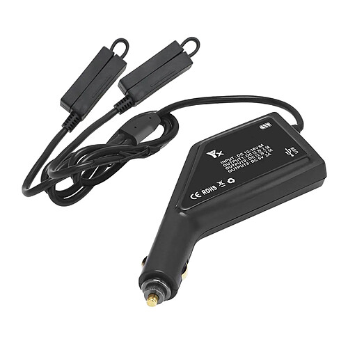 Rapide Chargeur de Voiture, 3 dans 1 Intelligente Vol Batterie de Charge Hub Compatible avec DJI Mavic Air 2S Drone Télécommande Adaptateur