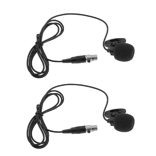 Microphone Lavalier XLR 4 Broches Clip-On Mic