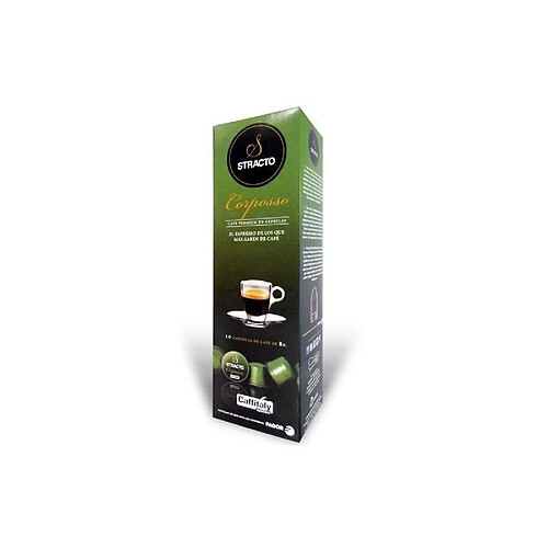 Capsules de café avec étui Stracto 80583 Corposso (80 uds)