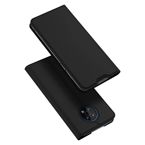 Etui en PU DUX DUCIS fermeture magnétique avec support et porte-carte, noir pour votre Nokia G50