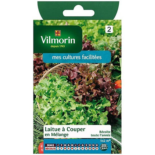 Vilmorin Sachet graines Laitue à couper en mélange