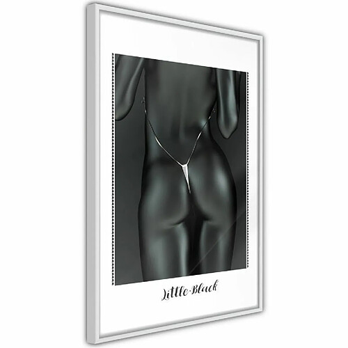 Paris Prix Affiche Murale Encadrée Beauty of the Female Body 30 x 45 cm Blanc