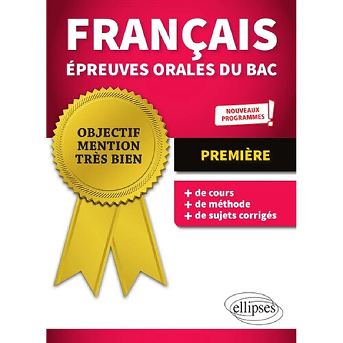 Français, épreuves orales du bac, première : nouveaux programmes · Occasion