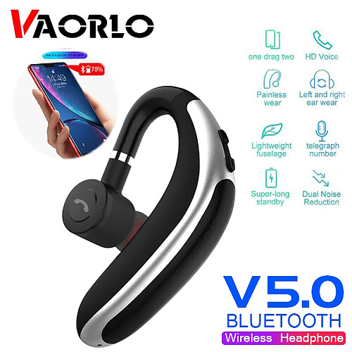 GUPBOO VAORLO K20 casque d'affaires casque sans fil mains libres de sport avec micro HD casque étanche V9/V8