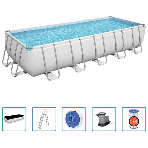 Bestway Piscine rectangulaire hors sol Power Steel 19281 L