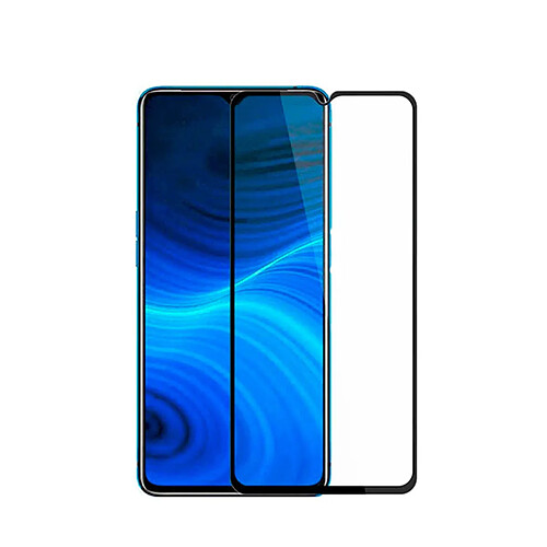 Verre trempé de la couverture complète 5D Phonecare pour Samsung Galaxy A15 - Transparent/Noir