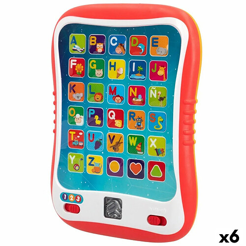 Tablette Éducative Winfun Rouge (6 Unités)