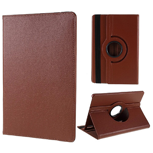 Etui en PU avec support marron pour votre Samsung Galaxy Tab S8