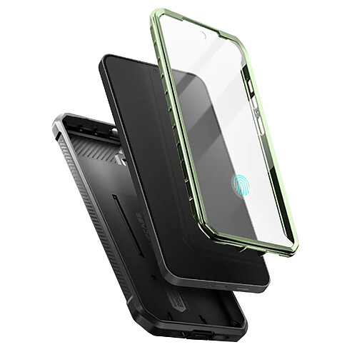 Supcase Coque Intégrale pour Samsung Galaxy S24 Antichoc avec Béquille Kaki