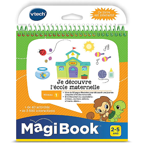 VTech Livre éducatif Je découvre l'école maternelle