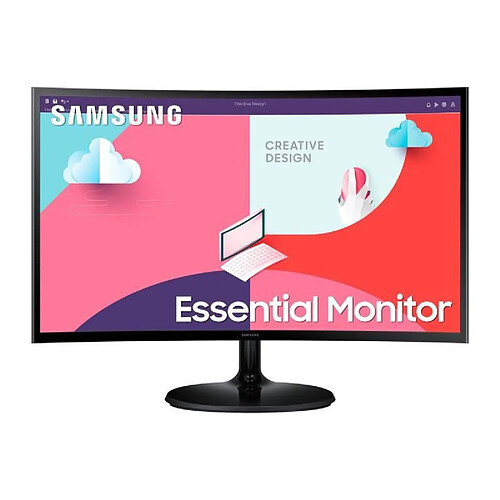 Samsung LS24C360EAUXEN LED display 61 cm (24") 1920 x 1080 pixels Full HD Noir