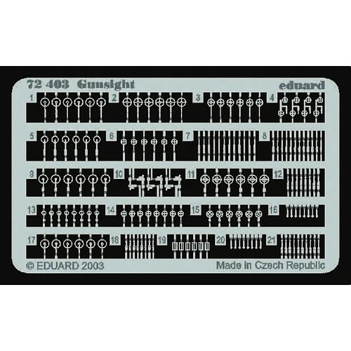 Gunsight - 1:72e - Eduard Accessories