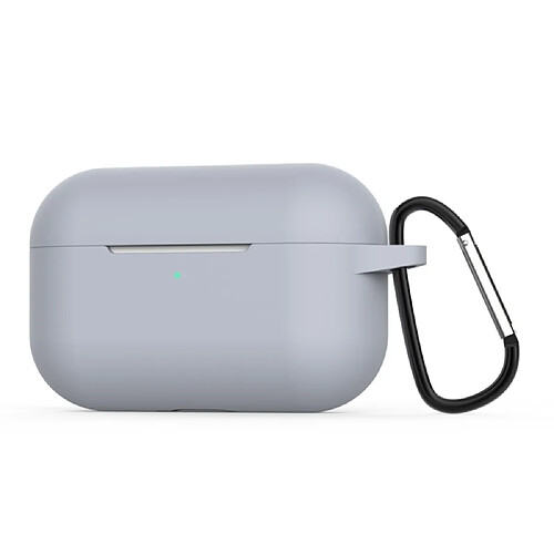 Coque en silicone avec boucle gris pour votre Apple AirPods Pro/AirPods 3