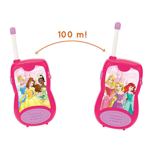 Lexibook Talkie-Walkies Disney Princesses portée 200m