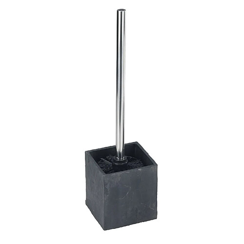 WENKO Brosse WC design ardoise Slate - Gris anthracite