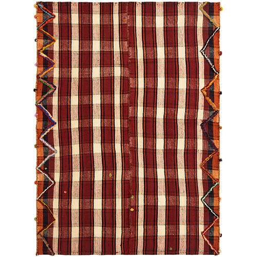 Vidal Tapis de laine 201x144 rouge Jajim