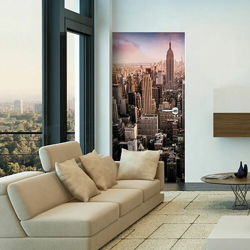 Paris Prix Papier Peint pour Porte New York I 210x100cm