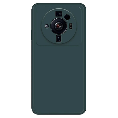 Coque en TPU antichoc, caoutchouté pour votre Xiaomi 12S Ultra 5G - vert noirâtre