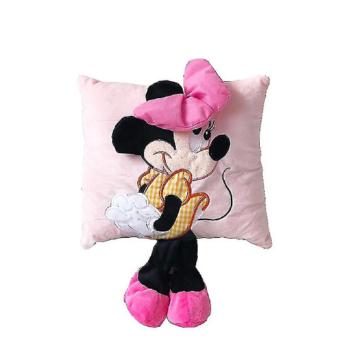 Universal Minnie Pillow Cartoon Doll Plush Toy 34x30cm