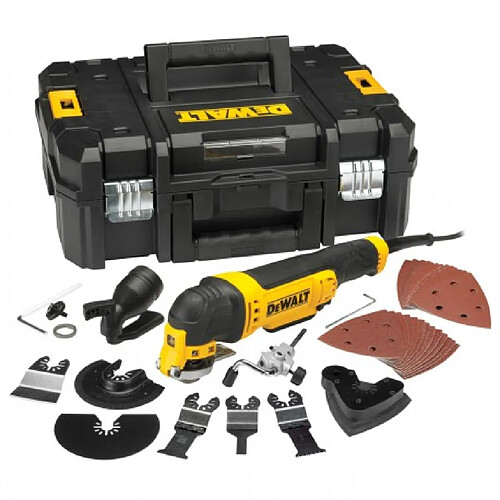 Multi-Cutter Dewalt DWE315KT - 300W + 32 accessoires en coffret T-STAK