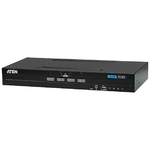 ATEN CS1184D, commutateur KVM sécurisé, 4 ports, DVI, USB, audio