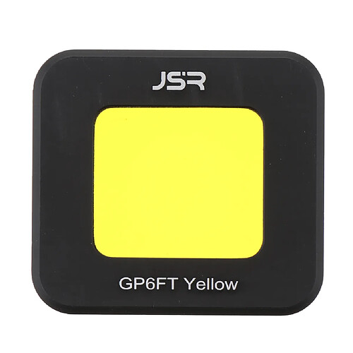 Filtre de protection de filtre d'objectif de photographie d'appareil-photo pour le jaune de GoPro