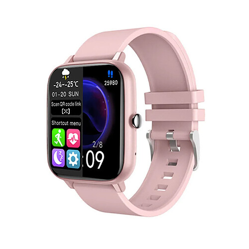 Universal Smartwatch Femme Bluetooth Appelé IP67 Sport Imperméable Homme Pour | Smartwatch (Rose)