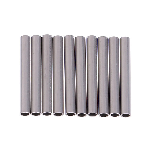 10 pièces en acier inoxydable tubes d'argent montre accessoire de tube de bande de sangle 26mm