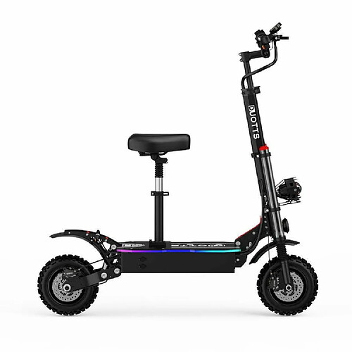 Trottinette Électrique Duotts D88 - 5600W Moteur 2280WH Batterie 100KM Autonomie - Noir