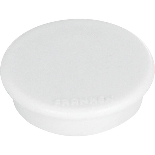 FRANKEN Aimant de fixation, Force adhésive: 2.500 g, blanc ()