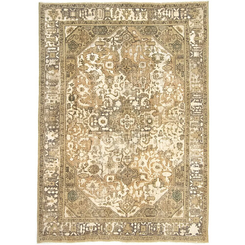 Vidal Tapis de laine 287x205 beige Vintage Royal