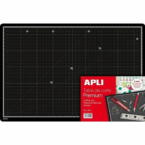 APLI Tapis plaque de coupe Premium Autocicatrisant 45 x 30 cm