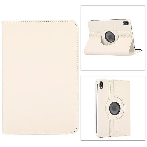 Xeptio Etui housse protection pour Samsung Galaxy TAB A9 8,7 pouces rotative 360 degrés blanche Pochette coque