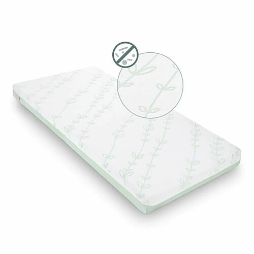 Babymoov Matelas Antibactérien, élimine naturellement les bactéries, 70 x 140 cm