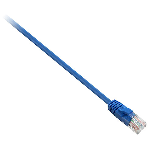 V7 Câble réseau UTP CAT5e (RJ45 m/m) bleu 2 m