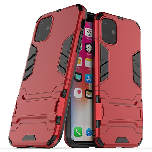 Wewoo Coque Rigide Etui antichoc PC + TPU avec support pour 11 rouge