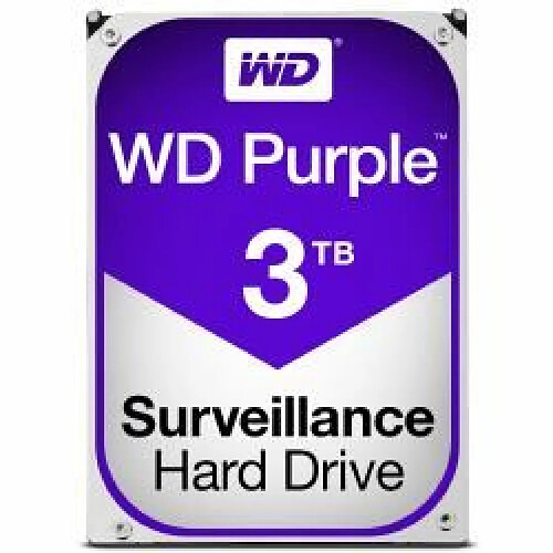 Western Digital Purple Desktop WD30PURX - Disque dur interne de bureau 3.5'' SATA III IntelliPower Mémoire cache 64 Mo 3 To oem