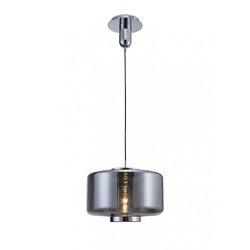 Luminaire Center Suspension Jarras Chrome poli 1 ampoule 49cm